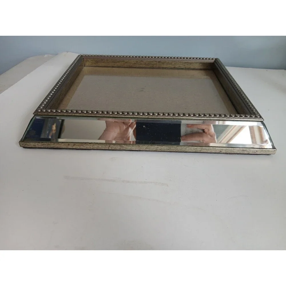 Mirror Picture Frame Mirror Trim Photo Picture Frame Light Gold